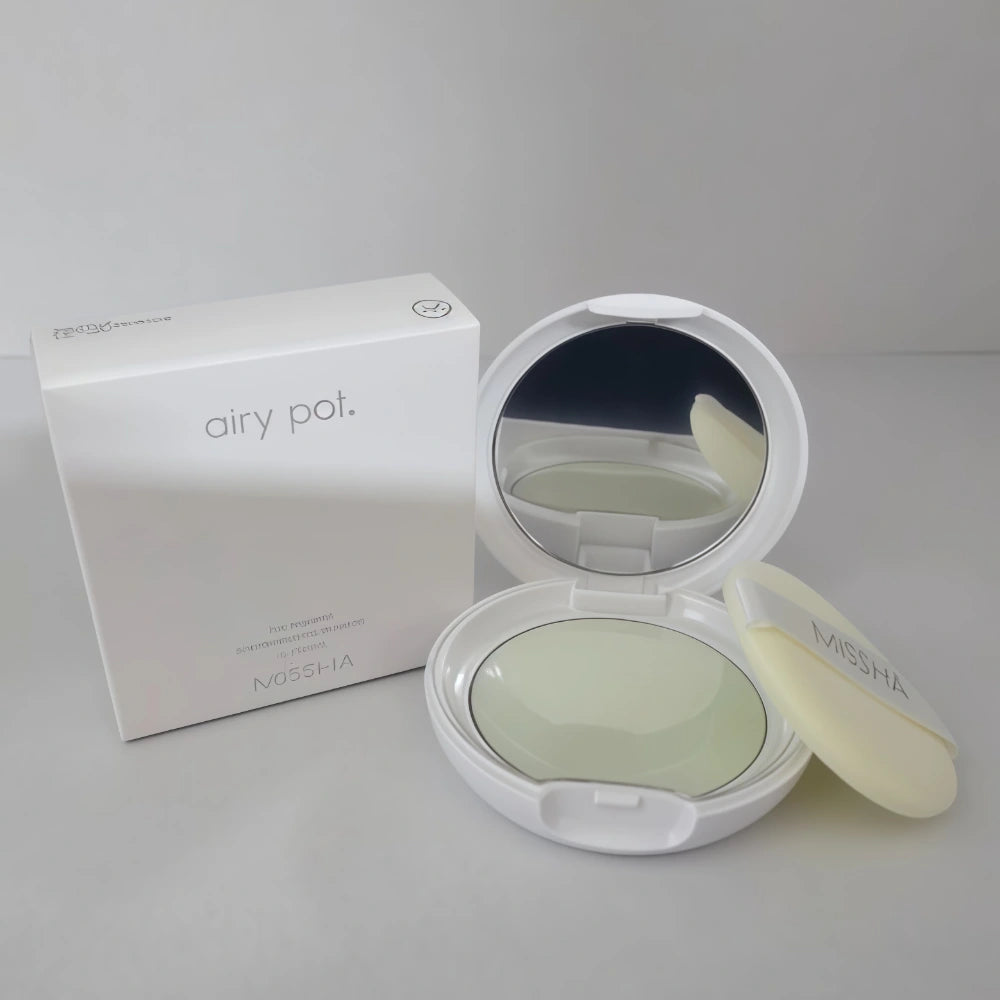MISSHA Airy Pot Pressed Powder Pact 5g - Mint