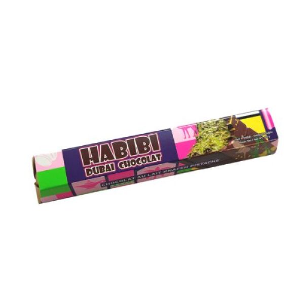 Habibi Dubai Chocolat - Kunafa Pistachio Milk Chocolate - 80g