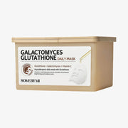 Masque quotidien au glutathion et galactomyces SOME BY MI (30 pièces)