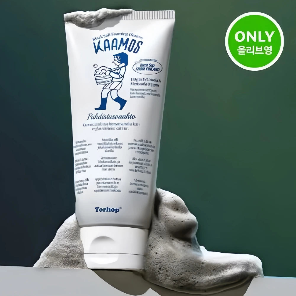 TORHOP Kaamos Black Salt Foaming Cleanser 130g