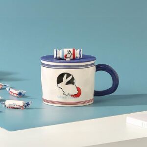 Mug en céramique Lapin Blanc