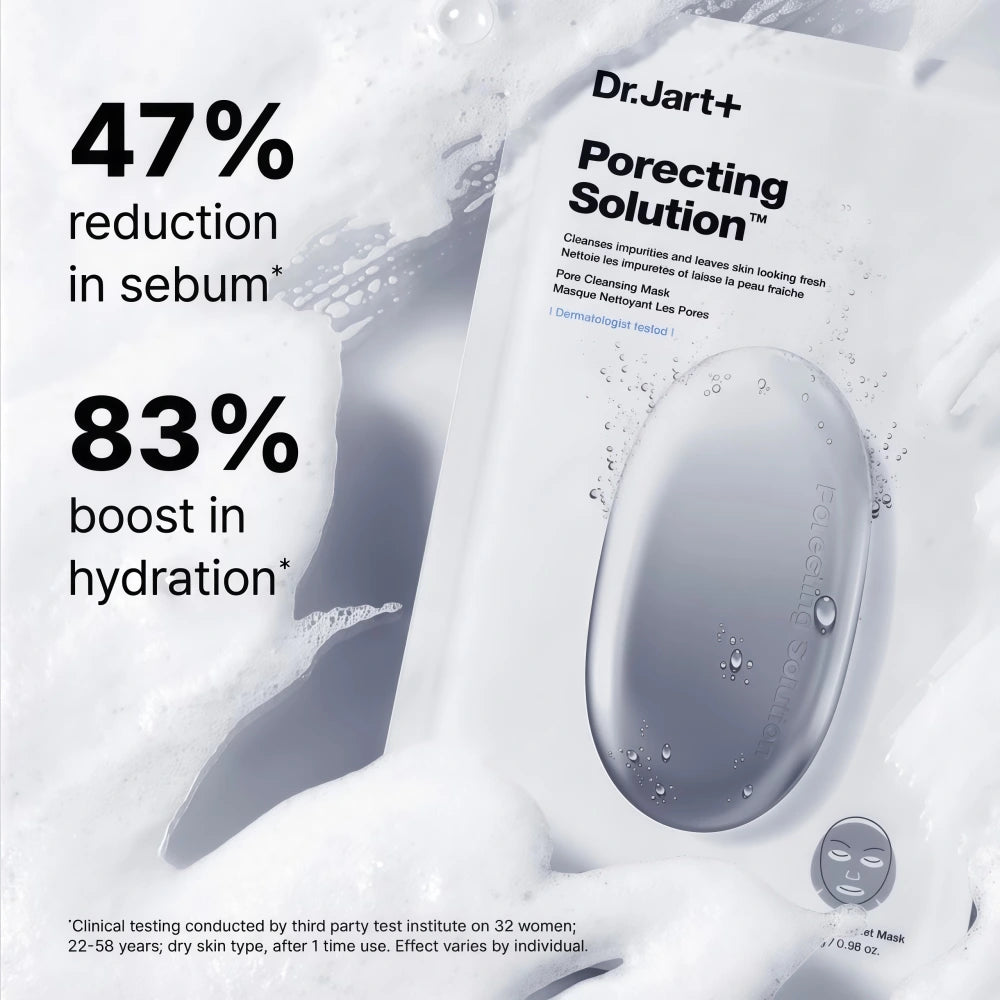 Dr Jart+ Ultrajet Porecting Solution Bubbling Sheet Mask 1pc