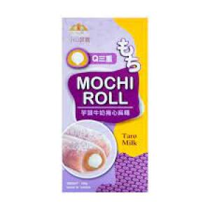 Yi Xi Food Q3 Mochi Roll - Taro  Milk Flavor 5.3oz (150g)