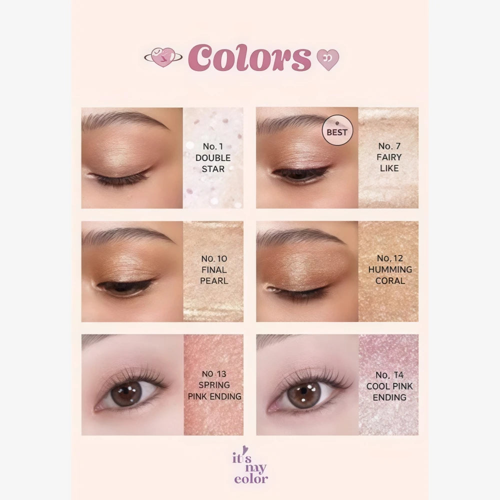 COLORGRAM Milk Bling Shadow 14 Cool Pink Ending
