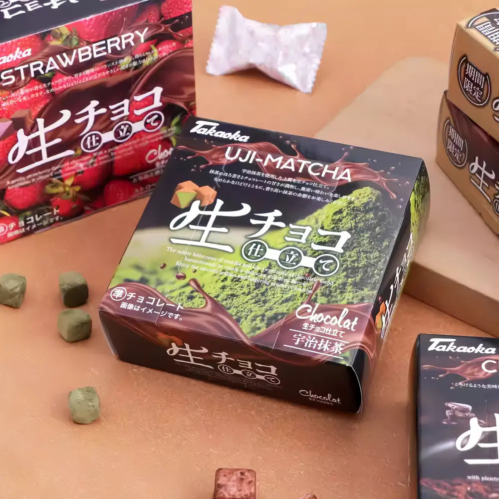 TAKAOKA Raw Chocolate (Uji Matcha Flavor) 45g