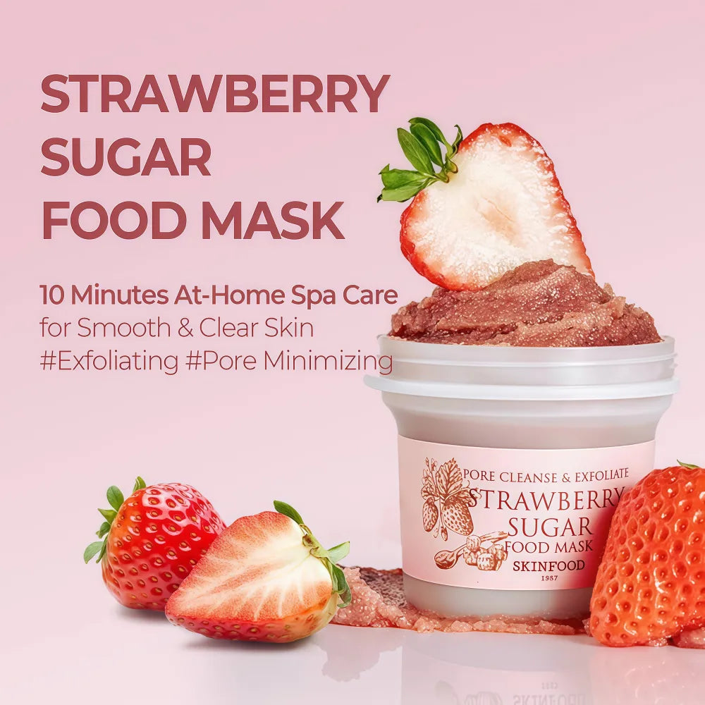 Masque alimentaire SKINFOOD Fraise Sucre 120g