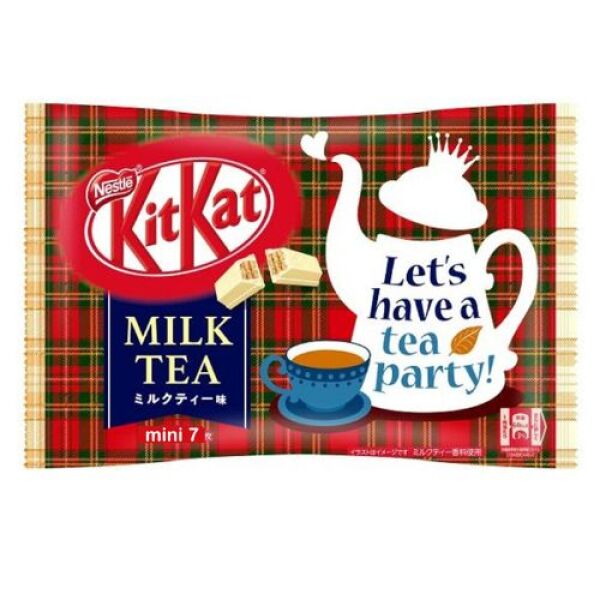 Nestle KitKat Milk Tea Chocolate Mini Wafer Bar 7 Pcs