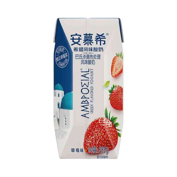 AMBPOEIAL Greek Yogurt (Strawberry Flavor )  205ml