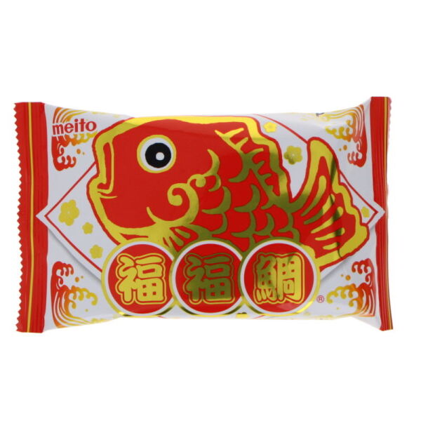 Meito Lucky Fish Shape Chocolate Filled Wafer 16.5g