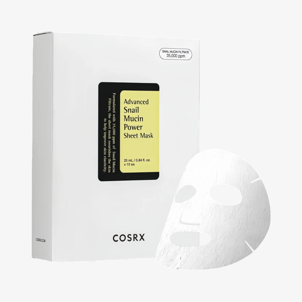 COSRX Advanced Snail Mucin Power Sheet Mask 10pcs