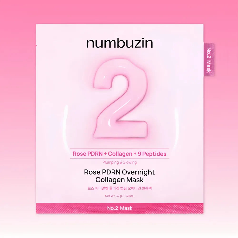 NUMBUZIN No.2 Rose PDRN Overnight Collagen Mask (1)