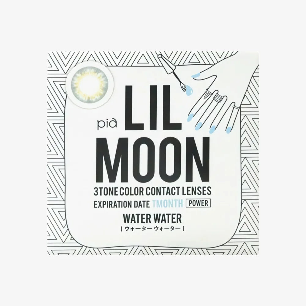 Lentilles de contact mensuelles LIL MOON (Water Water) (1 lentille) -1,75 