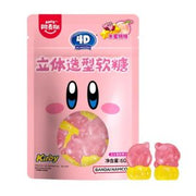 AMOS 4D Fruit Juice Gummy Kirby Peach Flavor 60g