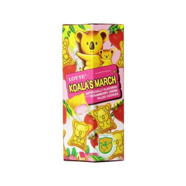 Biscuits Lotte Koala à la fraise (format familial) 195 g