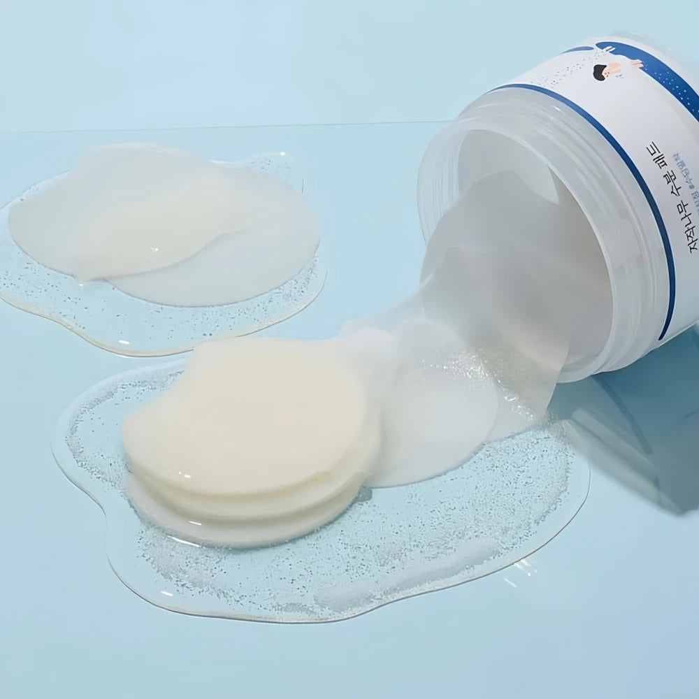 Disques hydratants au jus de bouleau ROUND LAB, 80 unités