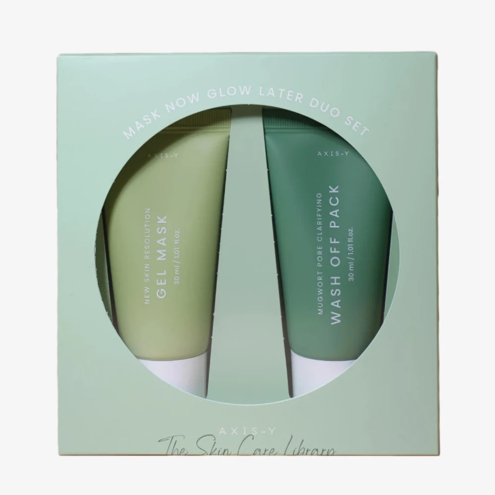 AXIS-Y Mask Now Glow Later Duo Set