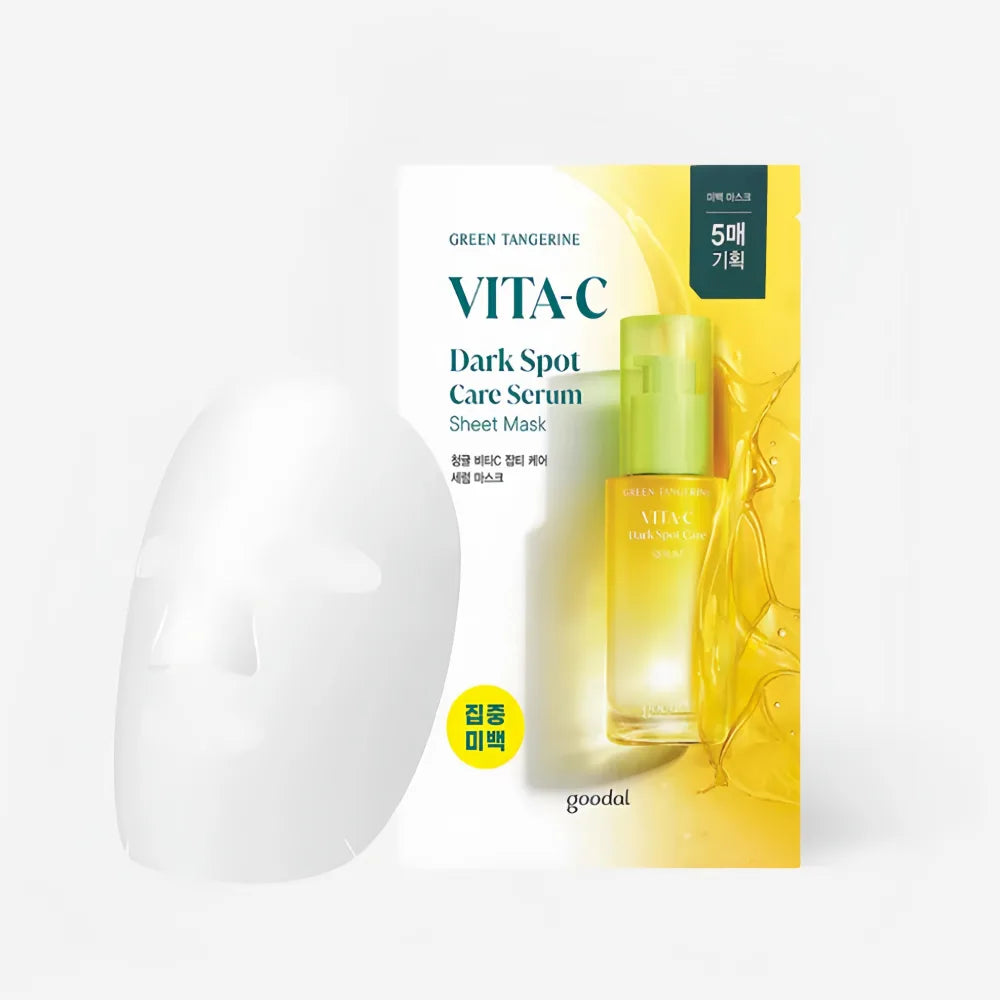 GOODAL Green Tangerine Vita C Dark Spot Care Serum Mask Alpha (1)