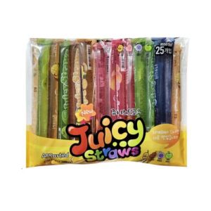 CREMON Juicy Straw Jelly (Apple & Grape & Mango & Peach)  475g