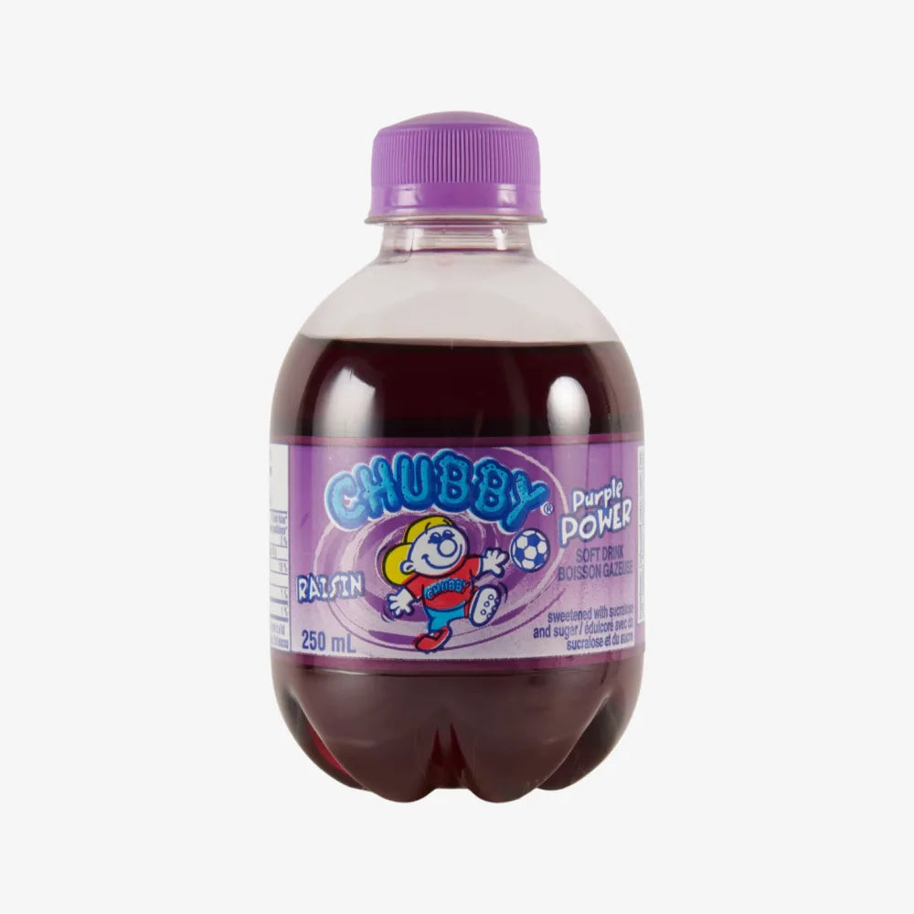 CHUBBY Grape Purple Power Soda