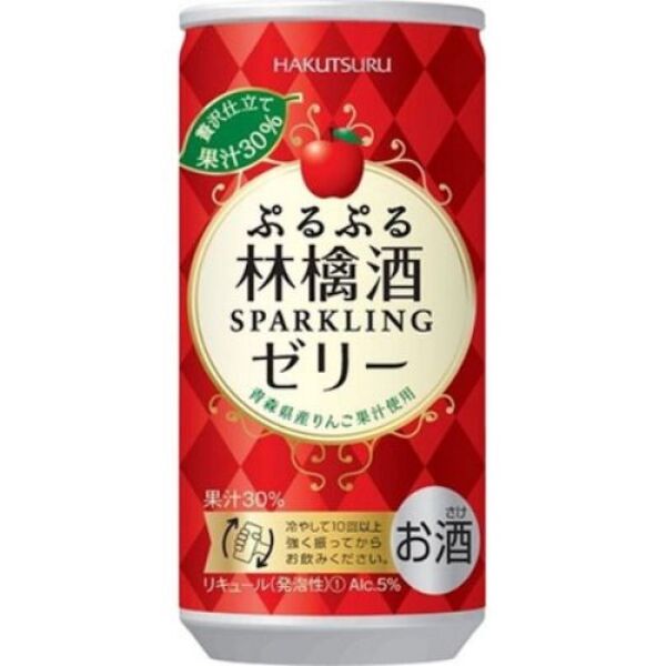 Boisson pétillante gélifiée Hakutsuru (saveur pomme) 190 ml