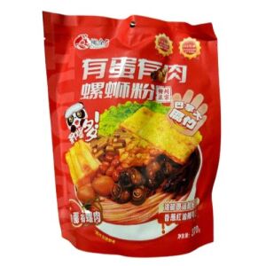 LIUQUAN Spicy Rice Noodle (LUOSI) with Egg&Snail 370g