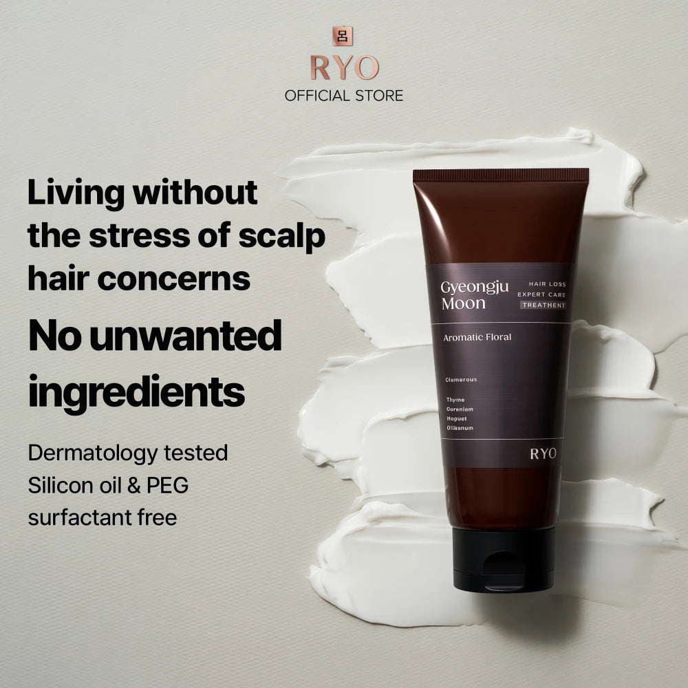 Soin capillaire fortifiant expert RYO Gyeongju Moon, parfum 200 ml