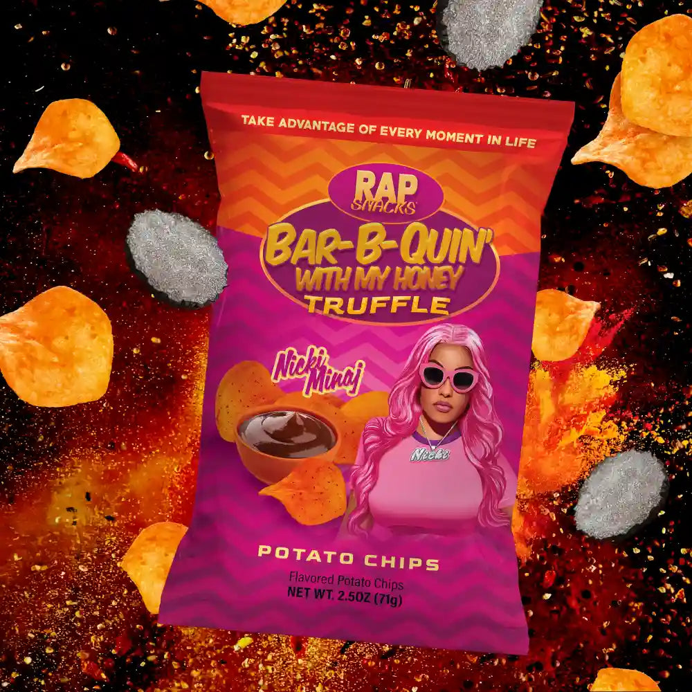RAP SNACKS Nicki Minaj Bar-B-Quin' with Honey truffle Chips 71g