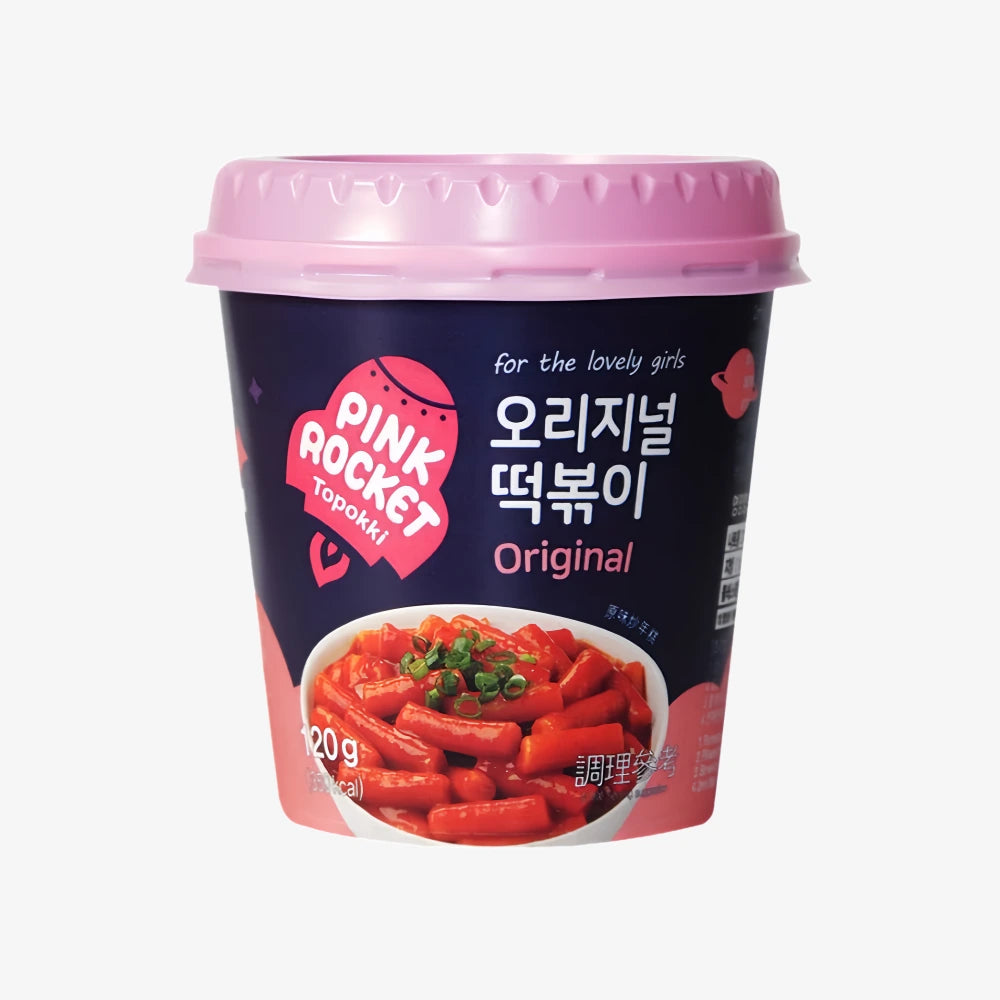Toppoki Pink PINK ROCKET Original Topokki Cup 120g – Axia Station