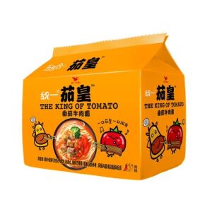 Uni-President Instant Noodle Tomato & Beef Soup Flavor 116g*5Bag