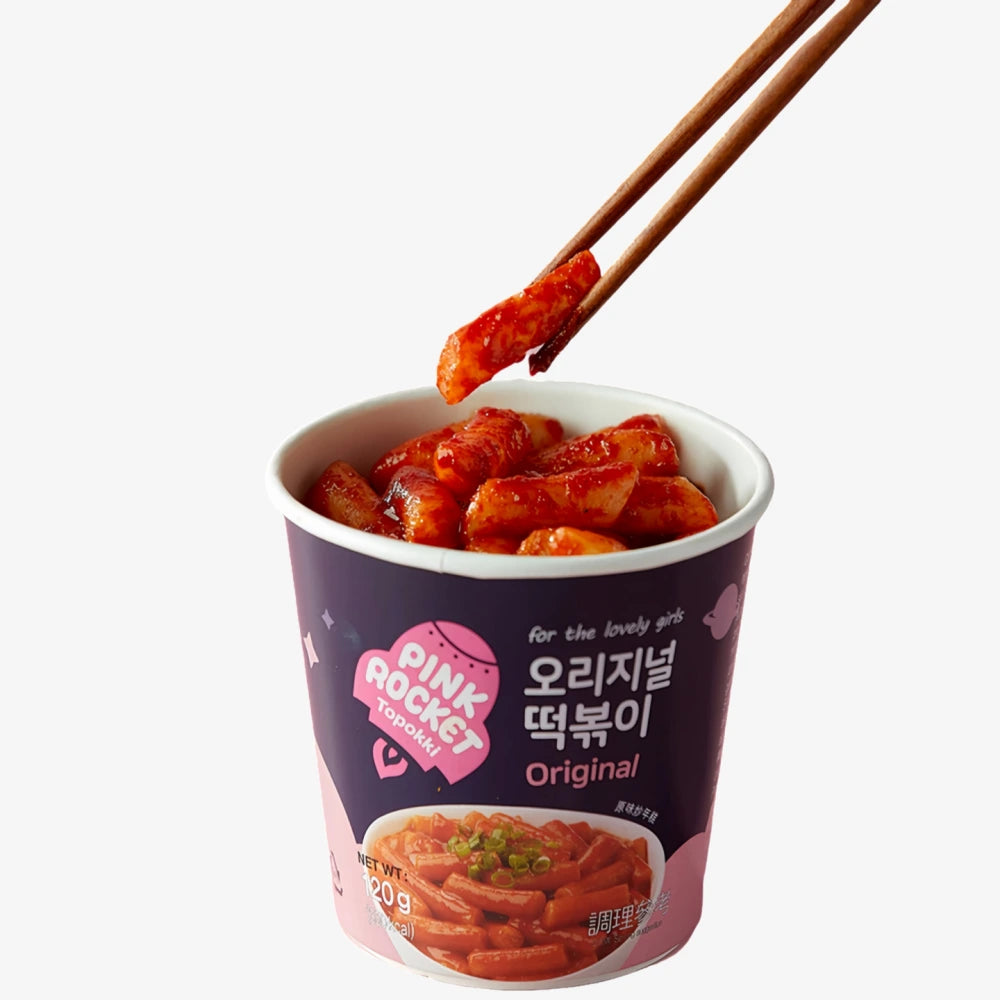 Toppoki Pink PINK ROCKET Original Topokki Cup 120g – Axia Station