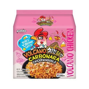 Paldo Volcano Carbonara Chicken Noodle 4x130g