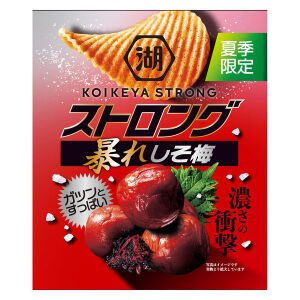 KOIKEYA Potato Chips Strong Sour Plum Flavor