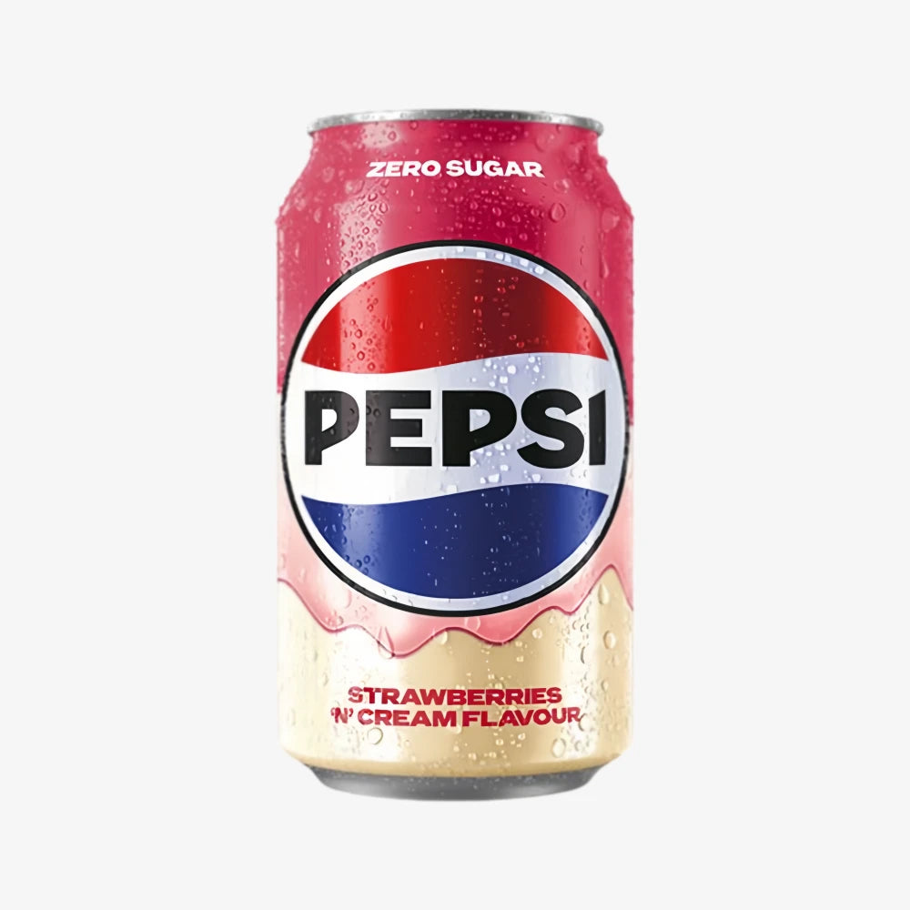 PEPSI Strawberry Cream Zero 330ml