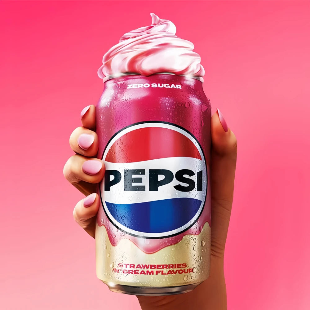 PEPSI Strawberry Cream Zero 330ml