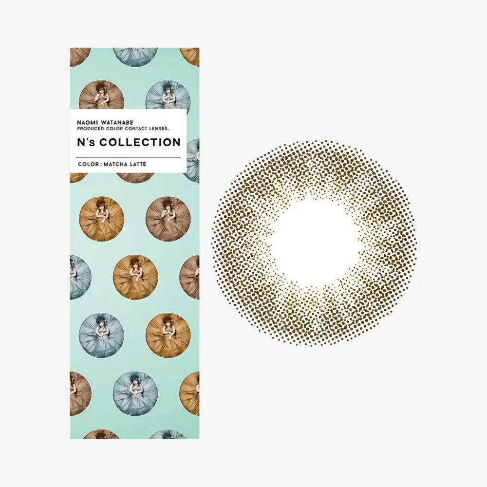 COLLECTION N Lentilles de contact journalières (Matcha latte) (10 lentilles) -2,50 
