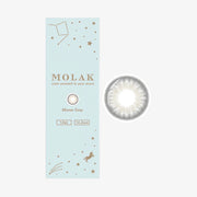 Lentilles de contact journalières MOLAK (gris miroir) (10 lentilles) -4,00 