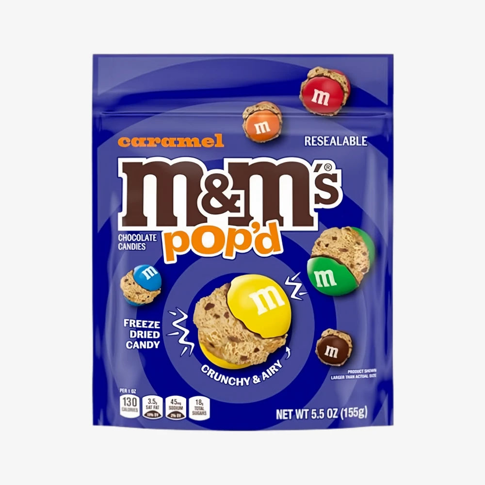 M&M Caramel Popd 155g