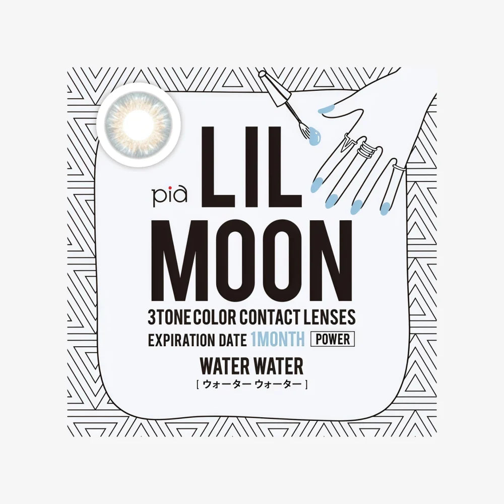 Lentilles de contact mensuelles LIL MOON (Water Water) (1 lentille) -5,00