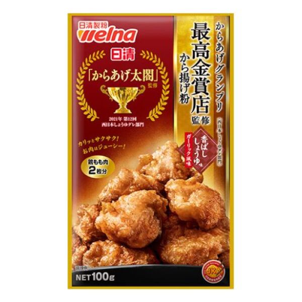NISSIN Japanese Style Frie Chicken Powder----Soy Sauce Garlic Flavor 100g