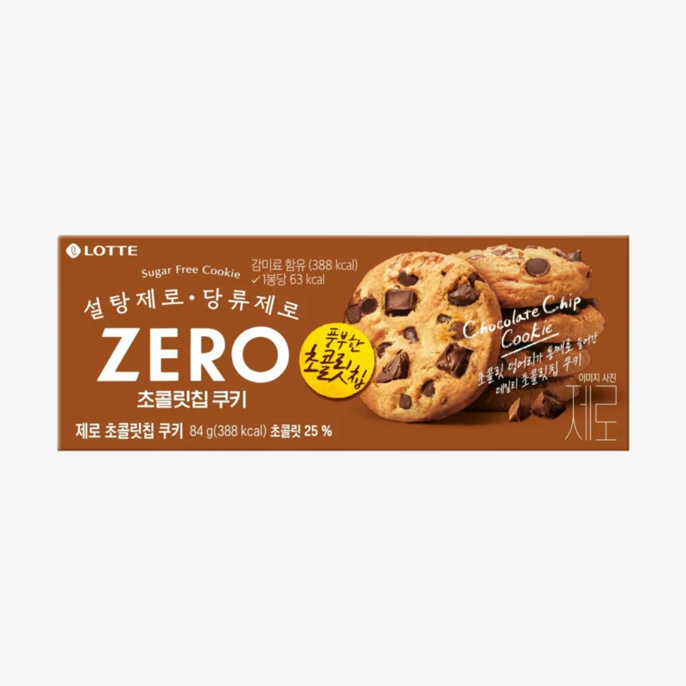 LOTTE Zero Choco Chip Cookies 84g