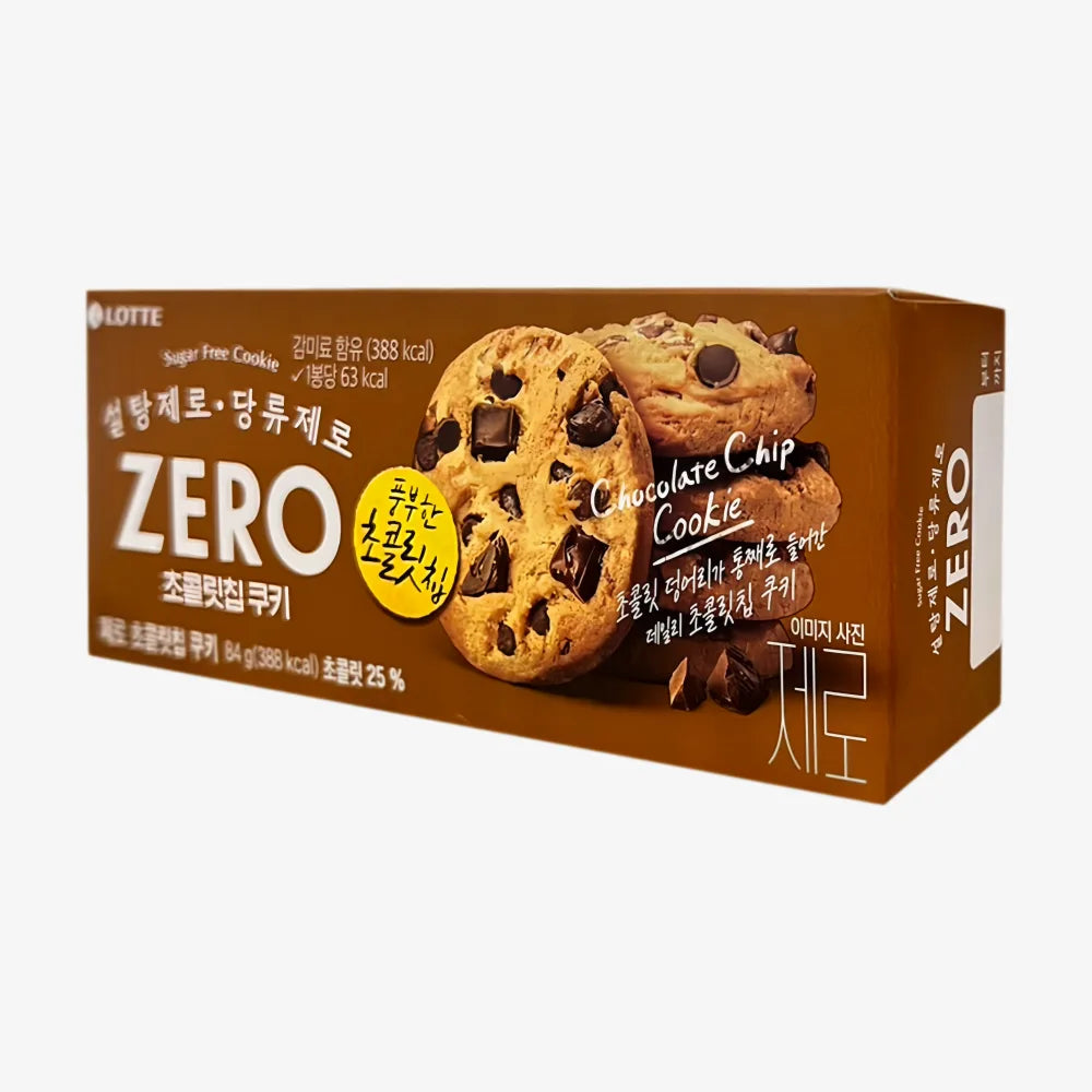 LOTTE Zero Choco Chip Cookies 84g