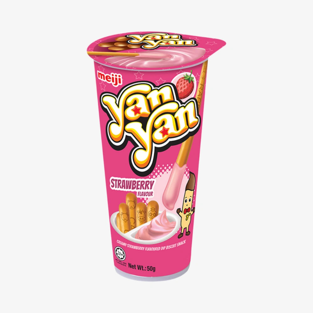 MEIJI Biscuit Sticks (Strawberry) 50g