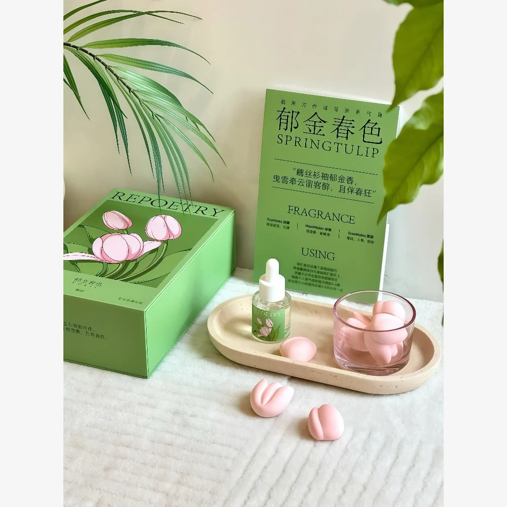 Coffret d'huiles essentielles parfumées REPOERY Tulipe