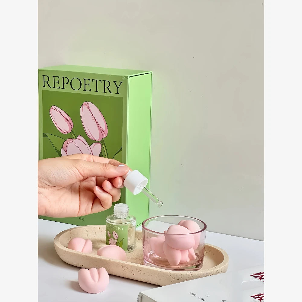 Coffret d'huiles essentielles parfumées REPOERY Tulipe