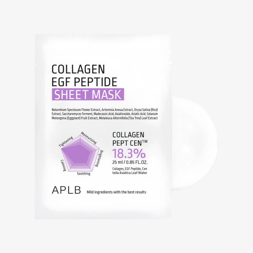 APLB Collagen EGF Peptide Beauty Sheet Mask (1)