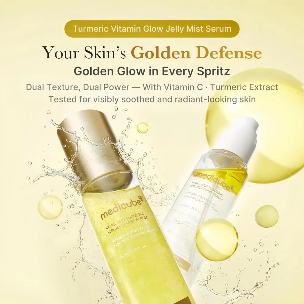 MEDICUBE Kojic Acid Turmeric Vita Jelly Mist Serum 100ml