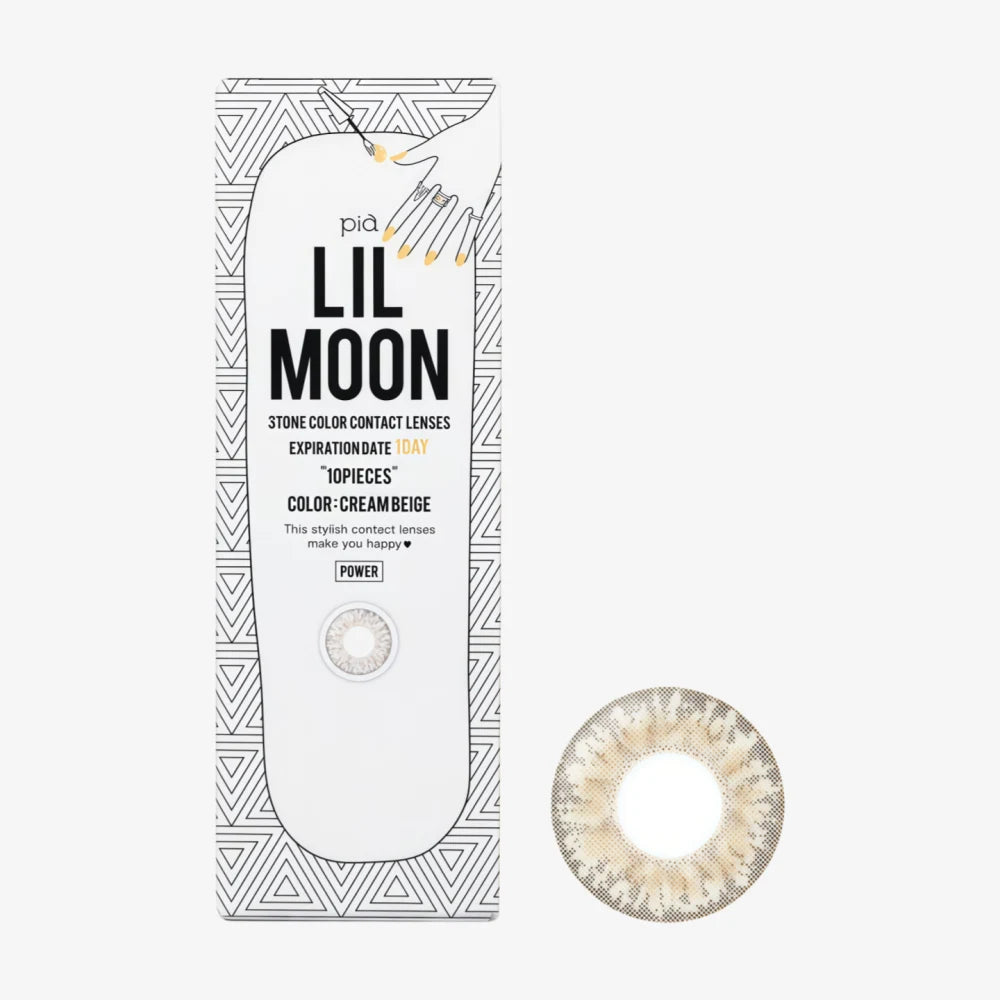 LILMOON 1 Day Cream Beige Contact Lens | 10pcs -3.50