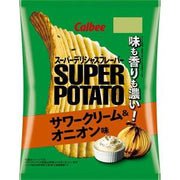 Calbee Super Potato Chips Onion Sour Cream  Flavor 56G