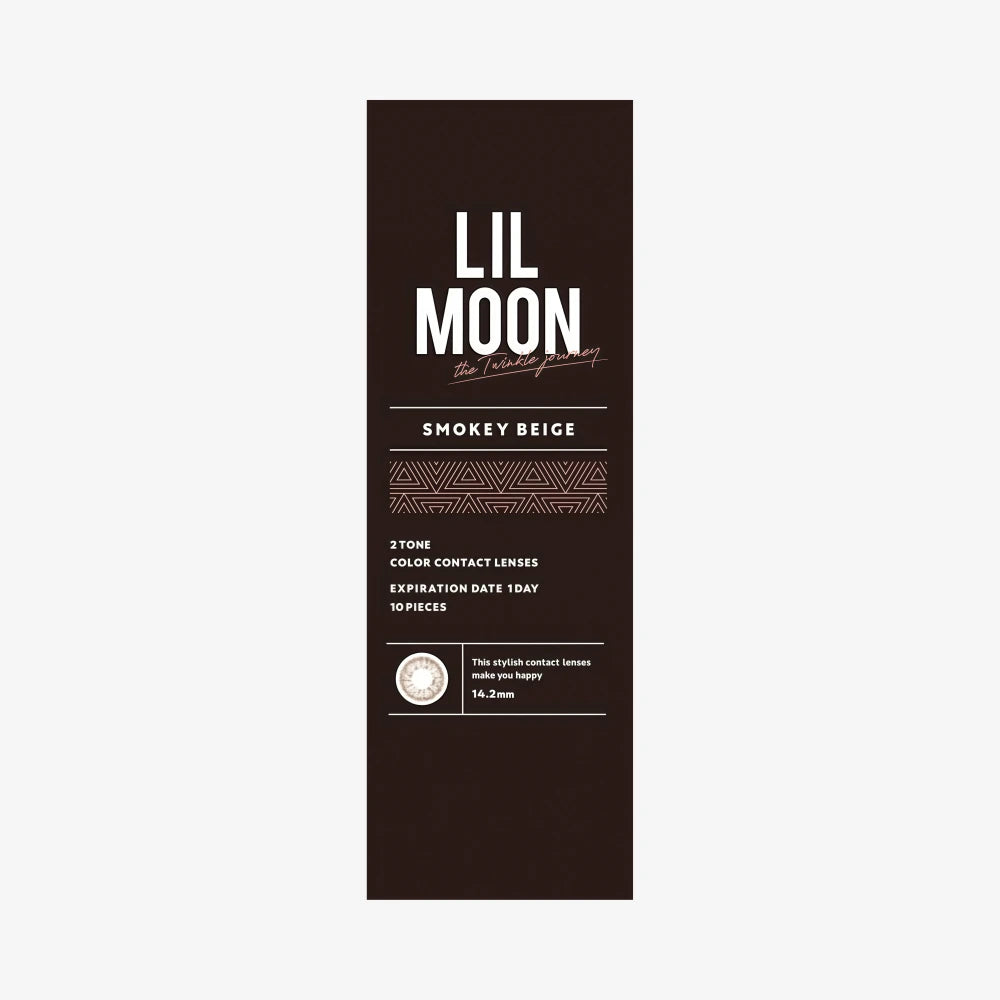 LILMOON 1 Day Smokey Beige Contact Lens | 10pcs -4.00
