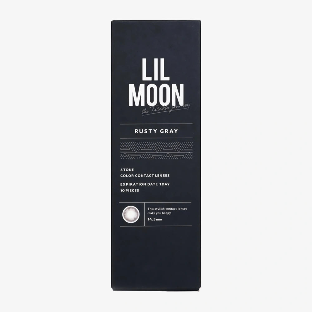 LILMOON 1 Day Color Lens Rusty Gray 10 pcs -1.50